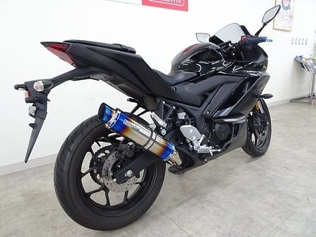 ヤマハ YZF-R3 【前後タイヤ交換サービス】YZF-R3 2021年モデル アルミレバー マルチバー 7