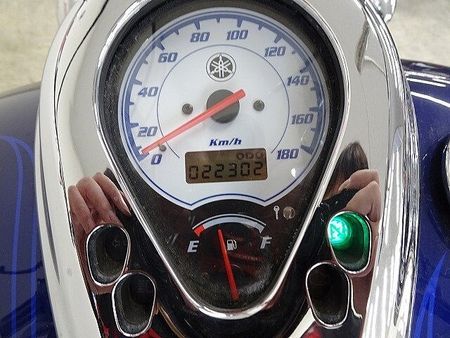 ヤマハ ドラッグスター400 Drag Star 400 エイプハンドル スラッシュカットマフラー!! 16