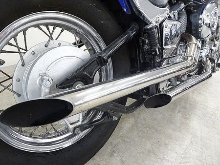 ヤマハ ドラッグスター400 Drag Star 400 エイプハンドル スラッシュカットマフラー!! 7