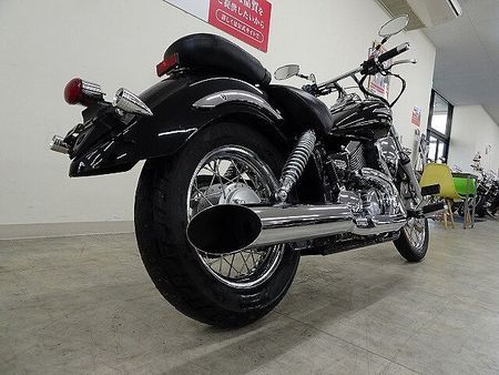 ヤマハ ドラッグスター 250 Drag Star 250 2008年モデル デイトナ製マフラー サドルバッグサポート 3