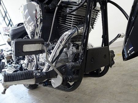 ヤマハ ドラッグスター 250 Drag Star 250 2008年モデル デイトナ製マフラー サドルバッグサポート 31