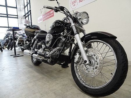 ヤマハ ドラッグスター 250 Drag Star 250 2008年モデル デイトナ製マフラー サドルバッグサポート 4