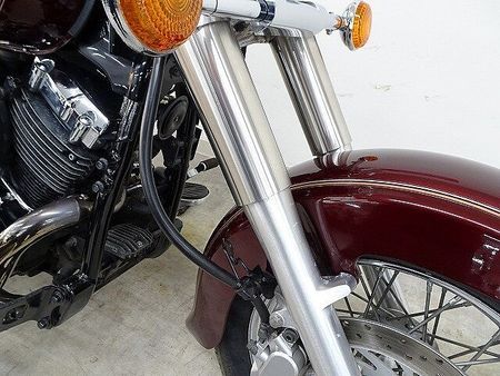 ヤマハ ドラッグスター400 Drag Star Classic 400 2IN1マフラー 純正セキュリティ 12