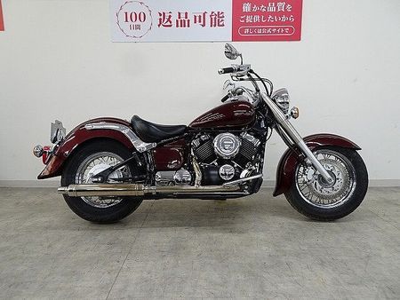 ヤマハ ドラッグスター400 Drag Star Classic 400 2IN1マフラー 純正セキュリティ 4
