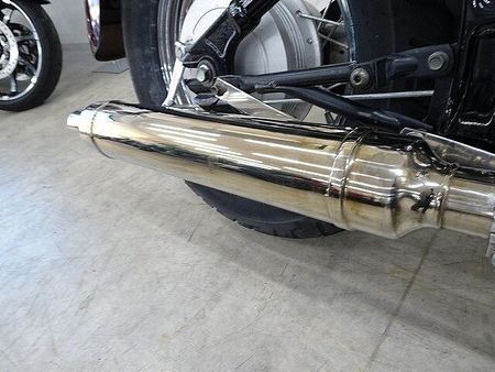 ヤマハ ドラッグスター400 Drag Star Classic 400 2IN1マフラー 純正セキュリティ 32