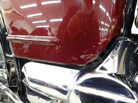 ヤマハ ドラッグスター400 Drag Star Classic 400 2IN1マフラー 純正セキュリティ 34
