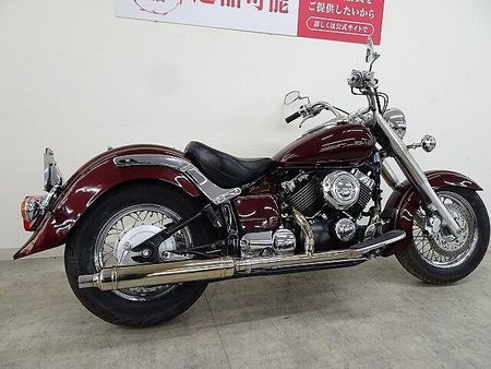 ヤマハ ドラッグスター400 Drag Star Classic 400 2IN1マフラー 純正セキュリティ 6