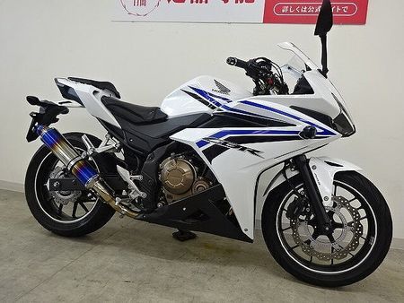 ホンダ CBR400R CBR400R BEAMS/BMS-Rスリップオンマフラー マルチバー アルミビレットレバ 8