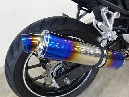 ホンダ CBR400R CBR400R BEAMS/BMS-Rスリップオンマフラー マルチバー アルミビレットレバ 9