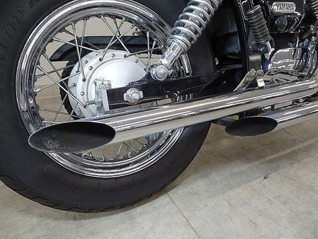 ヤマハ ドラッグスター 250 Drag Star 250 2001年モデル スラッシュカットマフラー 24