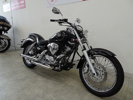 ヤマハ ドラッグスター 250 Drag Star 250 2001年モデル スラッシュカットマフラー 5