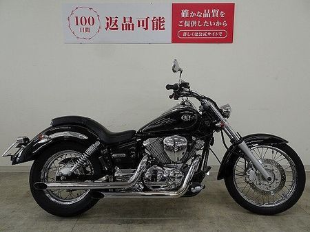 ヤマハ ドラッグスター 250 Drag Star 250 2001年モデル スラッシュカットマフラー 7