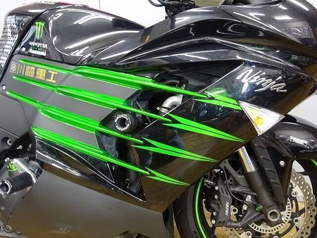 カワサキ ZX-14R Ninja ZX-14R AKRAPOVICマフラー/スクリーン/リアキャリア付き/カスタ 11