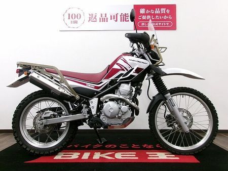 ヤマハ セロー 250 SEROW 250 純正アドベンチャースクリーン/純正アドベンチャーキャリア/純正ナックル 8