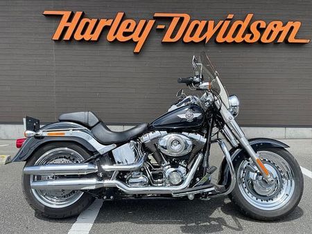 ハーレーダビッドソン FLSTF SOFTAIL FATBOY シールドやサドルバッグ、ETCなど多数カスタム済み! 1