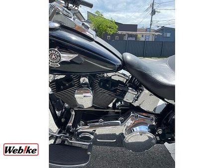 ハーレーダビッドソン FLSTF SOFTAIL FATBOY シールドやサドルバッグ、ETCなど多数カスタム済み! 17