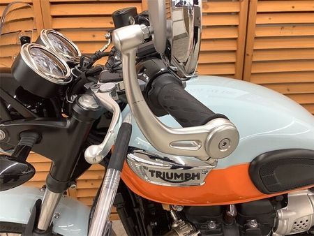 トライアンフ BONNEVILLE T100 ボンネビルT100 サイドパニアステー バーエンドミラー スクリーン装備!!! 29