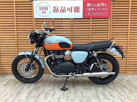 トライアンフ BONNEVILLE T100 ボンネビルT100 サイドパニアステー バーエンドミラー スクリーン装備!!! 4