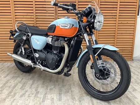 トライアンフ BONNEVILLE T100 ボンネビルT100 サイドパニアステー バーエンドミラー スクリーン装備!!! 7