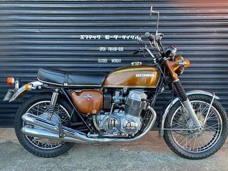 ホンダ CB750フォア(CB750K) ☆珍しい国内物オリジナルブラウンK1・CB系の泣き所センタースタンドマウント修正済み☆ 1