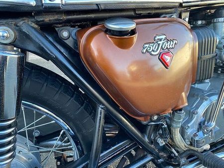 ホンダ CB750フォア(CB750K) ☆珍しい国内物オリジナルブラウンK1・CB系の泣き所センタースタンドマウント修正済み☆ 17