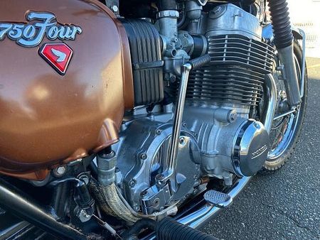 ホンダ CB750フォア(CB750K) ☆珍しい国内物オリジナルブラウンK1・CB系の泣き所センタースタンドマウント修正済み☆ 19