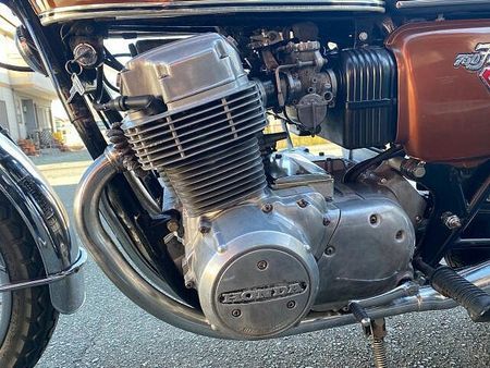 ホンダ CB750フォア(CB750K) ☆珍しい国内物オリジナルブラウンK1・CB系の泣き所センタースタンドマウント修正済み☆ 39
