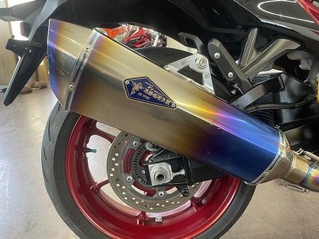 スズキ HAYABUSA ハヤブサ 2023年モデル R‘sgear製フルエキマフラー BabyFace製バックステ 11