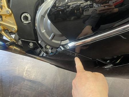 スズキ HAYABUSA ハヤブサ 2023年モデル R‘sgear製フルエキマフラー BabyFace製バックステ 36