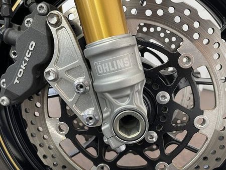 カワサキ ZRX1200R ZRX1200D 前後オーリンズ TRICKSTAR製マフラー 9