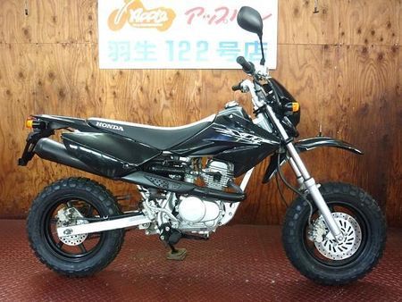ホンダ XR50モタード ☆XR50モタード☆ブラック☆タイヤ前後新品☆路面を選ばず遊べるバイク 1