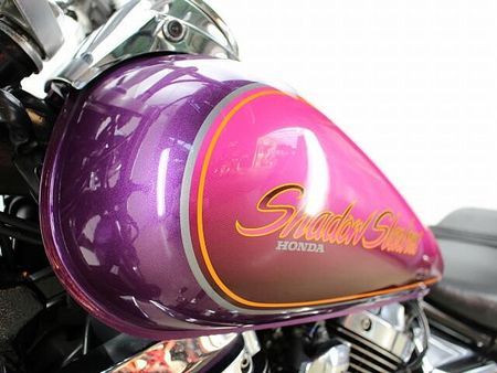 ホンダ シャドウスラッシャー400 このファンシーカラーが良いね!状態きれいです。価格改定!タイヤ前後新品交換付! 7