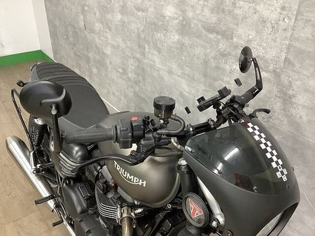 トライアンフ STREET TWIN ストリートツイン キーレスタンクキャップ 2021年モデル サイドバッグサポート 37
