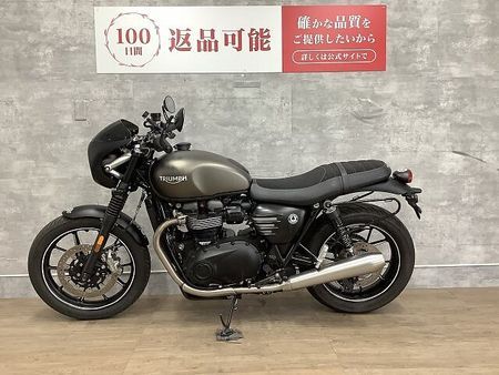 トライアンフ STREET TWIN ストリートツイン キーレスタンクキャップ 2021年モデル サイドバッグサポート 4
