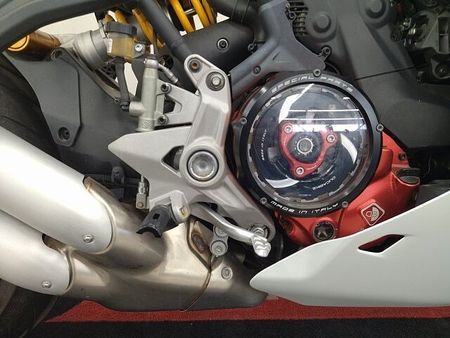 ドゥカティ SuperSport S Super Sport 950S DUCABIKE製クリアークラッチカバー&プレッシャー・ 27