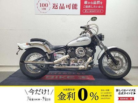 ヤマハ ドラッグスター400 ドラッグスター400 2006年モデル ハンドルカスタム スラッシュカットマフラー装備【マ 1
