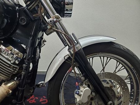 ヤマハ ドラッグスター400 ドラッグスター400 2006年モデル ハンドルカスタム スラッシュカットマフラー装備【マ 15