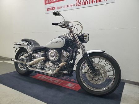 ヤマハ ドラッグスター400 ドラッグスター400 2006年モデル ハンドルカスタム スラッシュカットマフラー装備【マ 2