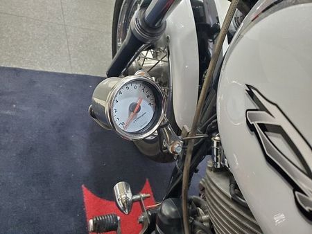 ヤマハ ドラッグスター400 ドラッグスター400 2006年モデル ハンドルカスタム スラッシュカットマフラー装備【マ 38