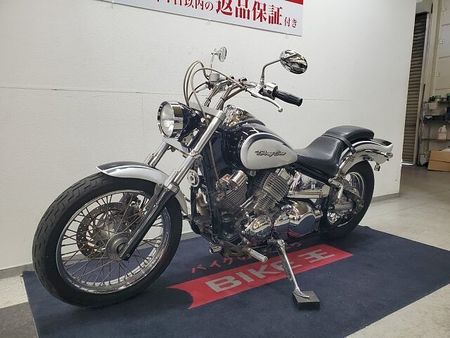 ヤマハ ドラッグスター400 ドラッグスター400 2006年モデル ハンドルカスタム スラッシュカットマフラー装備【マ 5
