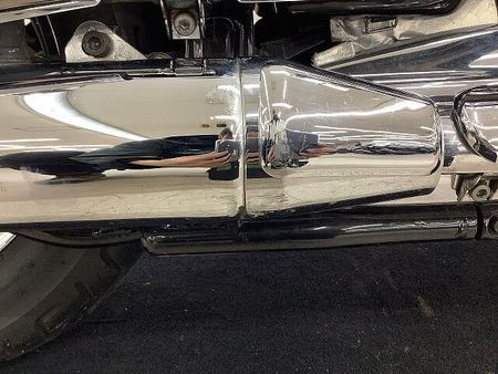ヤマハ ドラッグスター1100 ドラッグスタークラシック1100 前後タイヤ新品交換サービス サイドバック装備 36