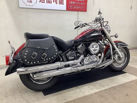 ヤマハ ドラッグスター1100 ドラッグスタークラシック1100 前後タイヤ新品交換サービス サイドバック装備 4