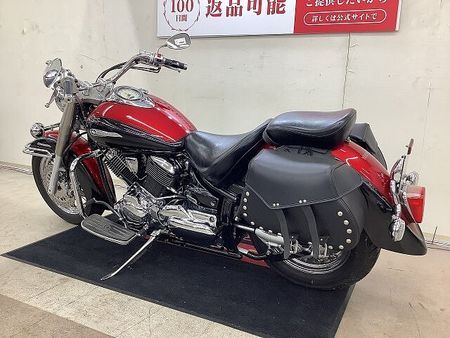 ヤマハ ドラッグスター1100 ドラッグスタークラシック1100 前後タイヤ新品交換サービス サイドバック装備 7