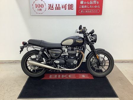 トライアンフ STREET TWIN ストリートツイン 2022年モデル エンジンガード サイドバックステー装備 2