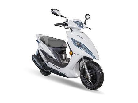 キムコ GP125i コンパクトな車体で、駐輪場で場所を取りません。サイドスタンドも標準装備 1