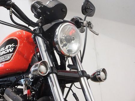 ハーレーダビッドソン XL883R XL883R(スポーツスター)/S&Sエアクリーナーカバー/サイドバックサポート/ウィンカ 7