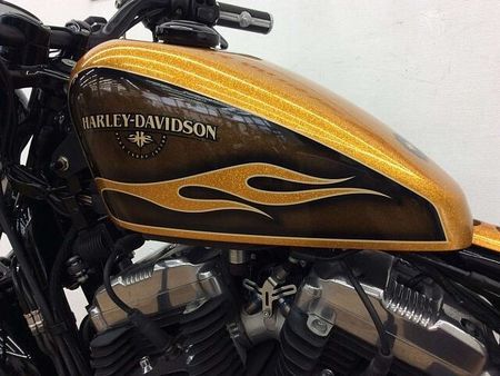 ハーレーダビッドソン XL1200X SPORTSTER FortyEight XL1200X ★☆2016年モデル 純正オプションセキュリティ スカルフットペグ ヒート 40