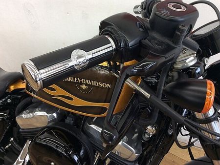 ハーレーダビッドソン XL1200X SPORTSTER FortyEight XL1200X ★☆2016年モデル 純正オプションセキュリティ スカルフットペグ ヒート 7