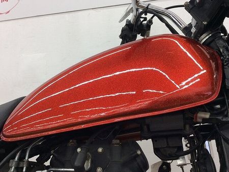 カワサキ 250TR 250TR ★☆キャンディレッドオレンジフレーク ロングフォーク チョッパースタイル☆★ 14