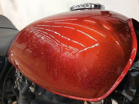 カワサキ 250TR 250TR ★☆キャンディレッドオレンジフレーク ロングフォーク チョッパースタイル☆★ 16